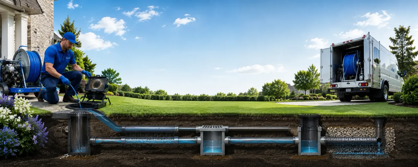 Outdoor drain cleaning information for Scranton, KS